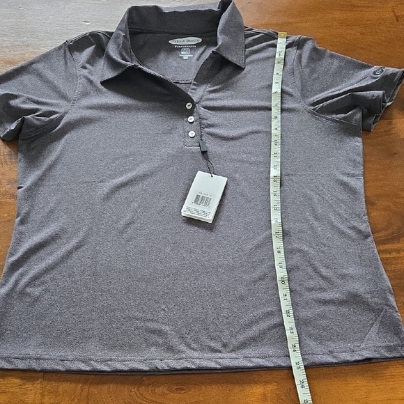 Pebble Beach Gray Short Sleeve Polo Size XL - Picture 4 of 12
